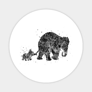 Elephant family Magnet